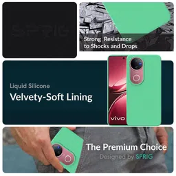 SPRIG IQOO Z10R 5G Impact Resistant Silicone Back Case image 3