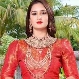 jayant creation Green Art Silk Barasi Sarees image 3