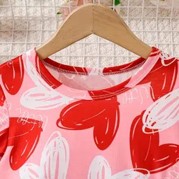 BAESD Girl's Conversational Print Fit & Flare Dress image 2