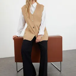 Trendyol Women Longline Sweater Vest-picture-15