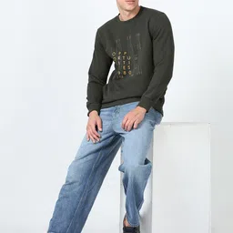 COOL COLORS Men Printed Sweatshirt image 5