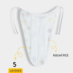 Orange Sugar Set Of 6 Muslin Cotton Printed Nappies image 5