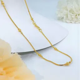 Kunjus Brass Gold-Plated Chain image 1