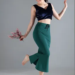 IndianRang Pack Of 2 Stretchable High-Rise Mermaid Fit Saree Shapewear image 2