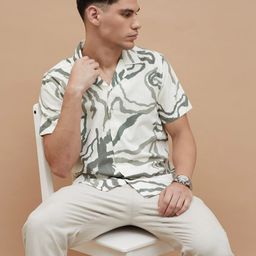 CODE by Lifestyle Men Printed Casual Shirt-picture-18