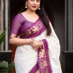 Faishonhouse Ethnic Motifs Zari Art Silk Saree image 3