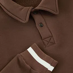 Trendyol Men Shirt Collared Long Sleeves Pullover Sweatshirt image 3