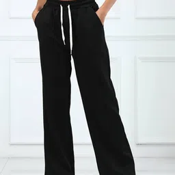 GROOFINGS Women Relaxed Easy Wash Trousers image 1