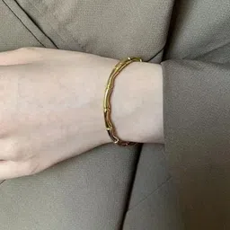 CLEO BE BOLD BE YOU Women Set of 2 Gold-Plated Wraparound Bracelet image 5