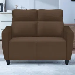 ARRA Brown Velvet 2 Seater Sofa-picture-49