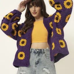 Sugercandy Women Woollen Front-Open Sweaters-picture-31