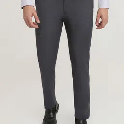 Raymond Men Slim Fit Mid-Rise Formal Trousers-picture-15