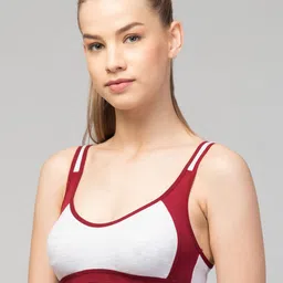 ULLAS Full Coverage Non Padded Workout Bra image 4