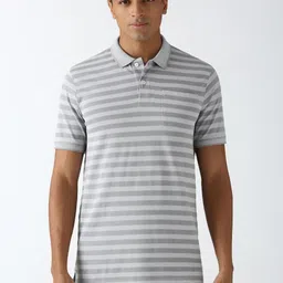 Peter England Men Striped Polo Collar Pockets T-shirt-picture-39