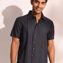Fabindia Men Spread Collar Vertical Striped Casual Shirt-image-6