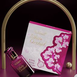 Al-Nuaim Unisex Pack of 2 White Orchid Roll On Attar- 9.9 ML Each-picture-1