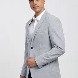 Peter England Elite Slim-Fit Single Breasted Formal Blazer image 4