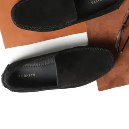 99CRAFTS Men Formal Suede Loafers-picture-57