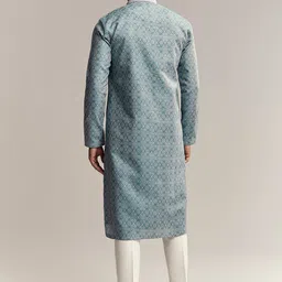 KALKI Fashion Men Printed Regular Kurta with Trousers image 4