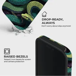 PEEPERLY Unisex iPhone 14 Pro Max Abstract Max Poison Charm Impact Resistant Back Case image 4