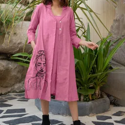 MIRCHI FASHION Women Ethnic Motifs Embroidered A-Line Dress-image-33
