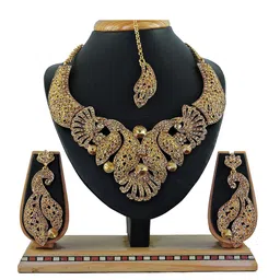Anouk Gold-Plated Stone Studded Jewellery Set-picture-32