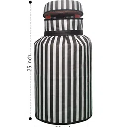 prettykrafts Black 2 Pieces Striped Reusable Multi-Utility Organisers image 2