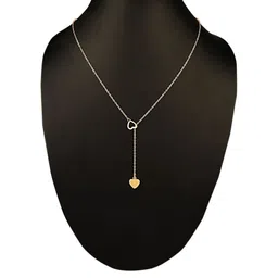 Vembley Gold-Plated Single Layered Heart In Heart Pendant Necklace image 3
