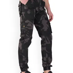 Urban Legends Men Camouflage Printed Easy Wash Cargos Trousers image 2