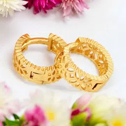 SHREE KRISHNA SHOPPING Gold-Plated Brass Earrings-picture-42