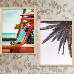 WALLLANE Brown Wood Wall Art-picture-34