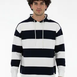 glitchez Striped Hooded Pullover-picture-28