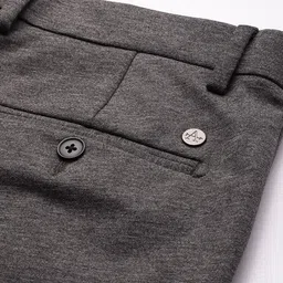 Arrow Men Hudson Tailored Tapered Fit Formal Trousers image 5