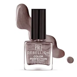 Rebellion Cosmetics Color Perfection Nail Enamel-12ml-Mysterious Brown RM04 image 4