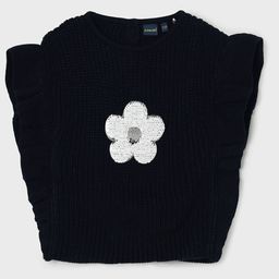 Juniors by Lifestyle Girls Floral Applique Pullover-picture-16