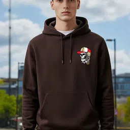 BENNY BROOKS Men Printed Hooded Sweatshirt image 5