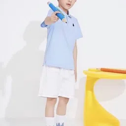 LULU & SKY Boys Polo Collar Applique T-shirt image 5