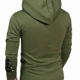 StyleCast x Revolte Men Solid Hooded Sweatshirt image 4
