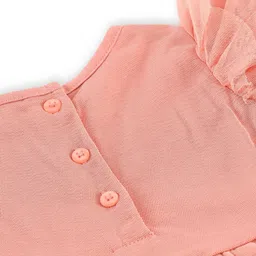 JusCubs Print Flutter Sleeve Fit & Flare Dress image 3