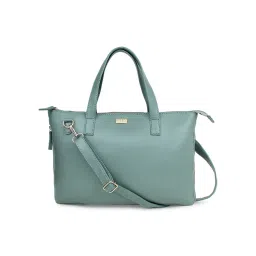 Yelloe Turquoise Solid Laptop Bag-picture-17