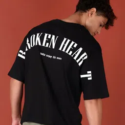 V-Mart Men Typography Printed Round Neck Cotton T-shirt-picture-13