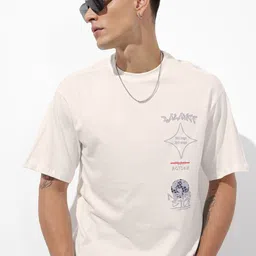 The Roadster Life Co. Relaxed Fit Graphic Printed Pure Cotton T-shirt-picture-26