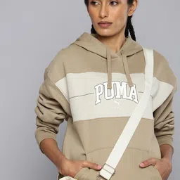 Puma SQUAD Colourblocked Comfort Fit Hooded Sweatshirt-image-18