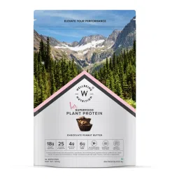 Wellbeing Nutrition Her Superfood Plant Protein Powder | 4g BCCAs & 18g Plant Protein for Energy, Muscle Growth & Recovery, & Hormonal Balance | Chocolate Peanut Butter 500g-image-81