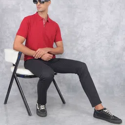 Crimsoune Club Polo Collar Slim Fit T-shirt-picture-10