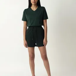 ARTICALE Women Green Slim Fit Shorts-image-35