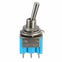 Mini MTS-203 6-Pin DPDT 6A 125VAC Toggle Switch - Pack of 5 image 1