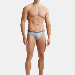 Jockey Pack Of 2 Mid Rise Label Free Cotton Basic Briefs FP01-0205-MNUMT image 4