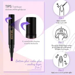 ROSALIND UV LED Light to Cure Gel Pen Nail Polish 5 ml - Shade 610 image 4