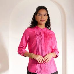 Fablestreet Pink Regular Fit Shirt-picture-2